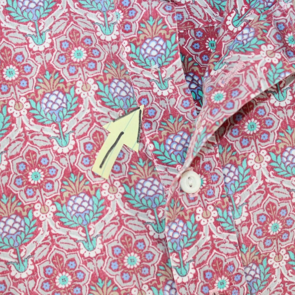 Vintage Rai Nani Lrg Pullover Mid Century Modern Hawaiian Floral Shirt Made USA - Picture 7 of 9